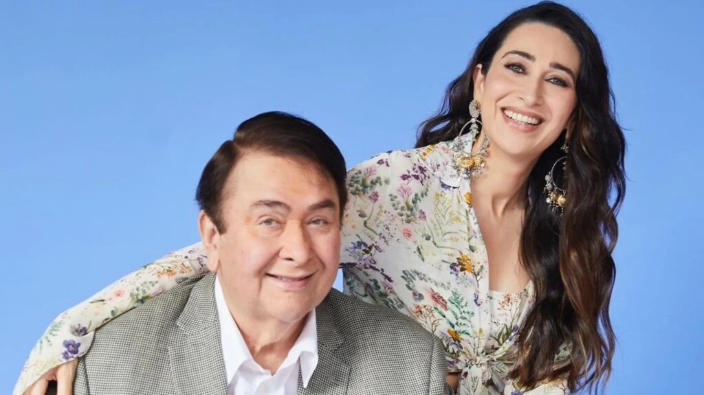 Karisma Kapoor dances with papa Randhir Kapoor in this BTS video, watch