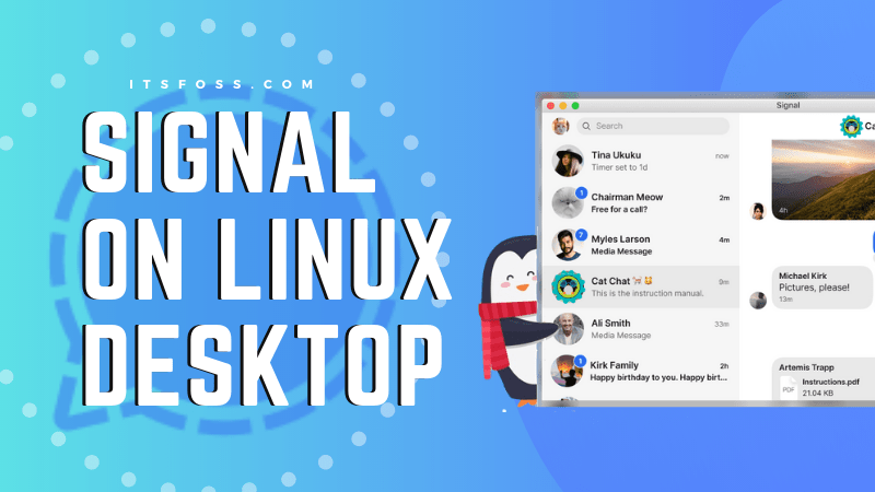 How to Install Signal Desktop App on Linux