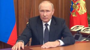 PUTIN SAYS WEST WANTS TO MAKE RUSSIA A COLONY