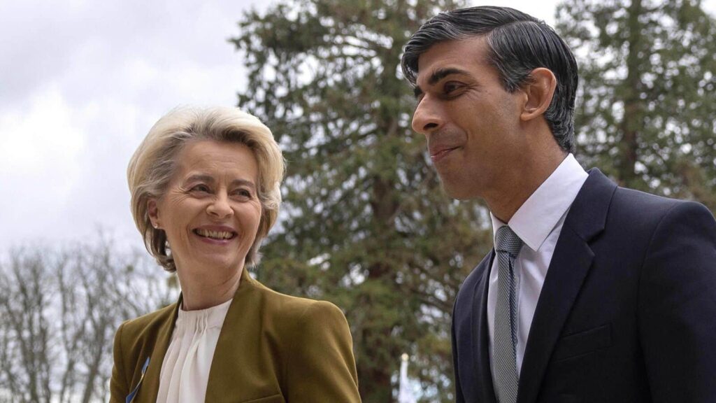 British’s PM Rishi Sunak and EU chief Ursula