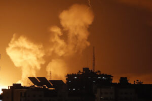 Israel responds to rocket fire from Lebanon with airstrikes in Gaza
